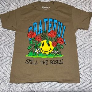 NEW Grateful Smell the Roses Tee T Shirt